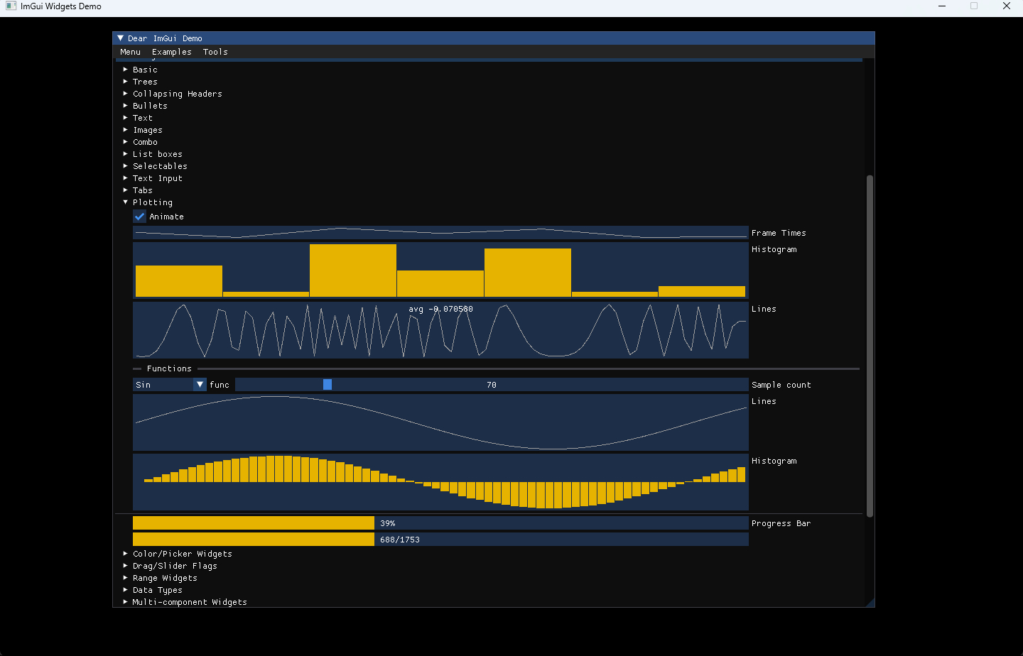 ImGui Demo